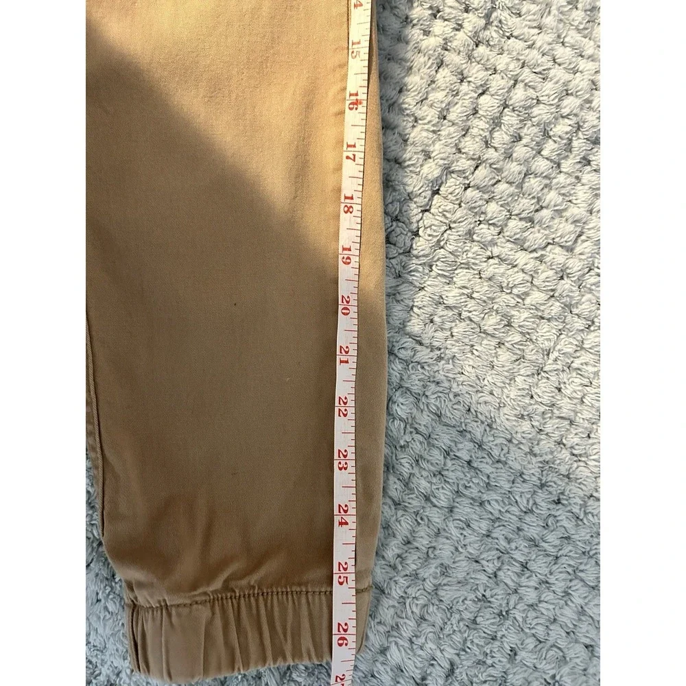 GAP Men's Lived-In Khaki Joggers S Stretch Twill Chino Pants Tan Gorpcore Casual